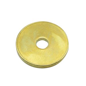 Jeton laiton troué 26x2.3mm (trou de 6mm)